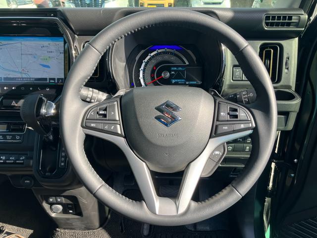 ハスラー HYBRID Xターボ 3型 全方位モニター付ナビ デュアルカメラブレーキ|後退時ブレーキサポート|LEDヘッドランプ|アダプティブクルーズコントロール|360°プレミアムUV&IRカットガラス|キーレスプッシュスタート|シートヒーター|(16枚目)