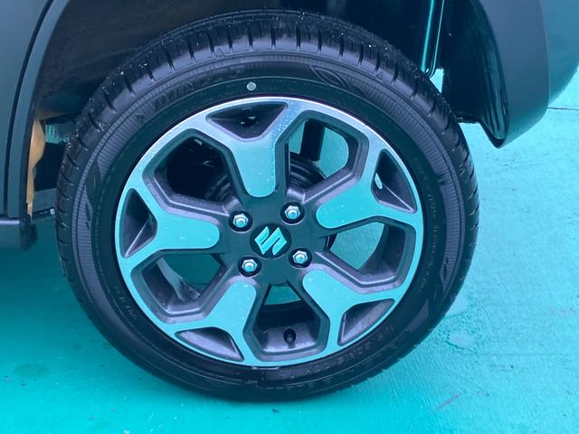 ハスラー ＨＹＢＲＩＤ　Ｘターボ　３型　衝突被害軽減ブレーキ　ＬＥＤ　デュアルカメラブレーキ｜ＬＥＤヘッドランプ｜リモート格納式ドアミラー｜３６０°プレミアムＵＶ＆ＩＲカットガラス｜キーレスプッシュスタートシステム｜１５インチアルミホイール｜（21枚目）