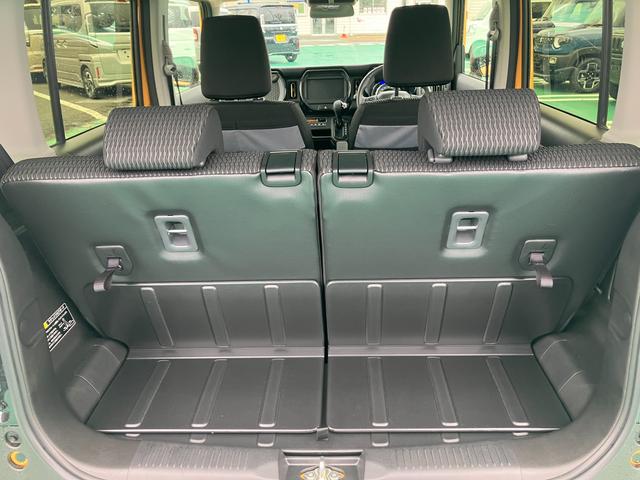 ハスラー ＨＹＢＲＩＤ　Ｘターボ　３型　衝突被害軽減ブレーキ　ＬＥＤ　デュアルカメラブレーキ｜ＬＥＤヘッドランプ｜リモート格納式ドアミラー｜３６０°プレミアムＵＶ＆ＩＲカットガラス｜キーレスプッシュスタートシステム｜１５インチアルミホイール｜（41枚目）