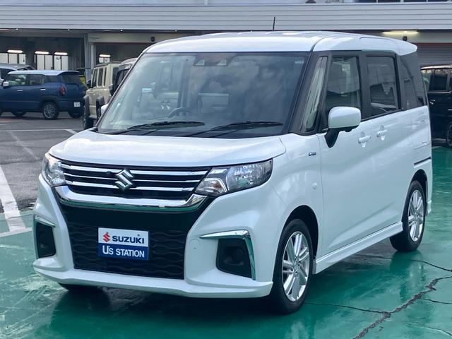 ソリオ ＨＹＢＲＩＤ　ＭＸ　衝突被害軽減ブレーキ　ハロゲンライト　デュアルカメラブレーキ｜後退時ブレーキサポート｜後席左側ワンアクションパワースライド｜ハロゲンヘッドランプ｜オートライトシステム｜アダプティブクルーズコントロール｜（7枚目）