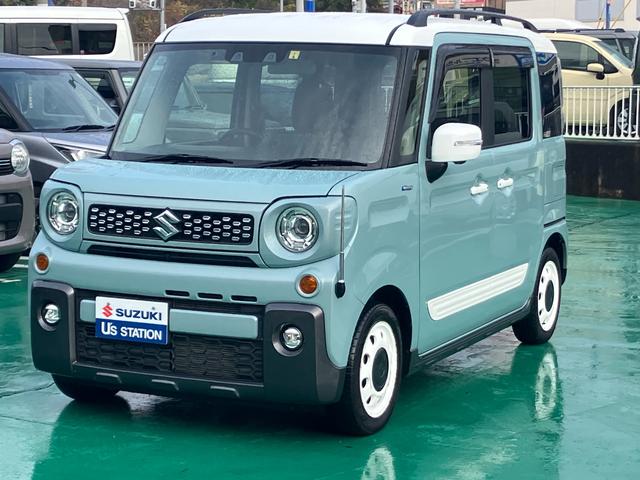 スペーシアギア ギア　マイスタイル　３型　全方位モニター付ナビ　ＬＥＤライト　デュアルカメラブレーキ｜ＬＥＤヘッドランプ｜アダプティブクルーズコントロール｜後席両側ワンアクションパワースライド｜リモート格納式ドアミラー｜シートヒーター｜本革巻きステアリングホイール｜（7枚目）