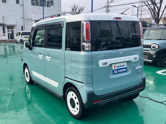 スペーシアギア ギア　マイスタイル　３型　全方位モニター付ナビ　ＬＥＤライト　デュアルカメラブレーキ｜ＬＥＤヘッドランプ｜アダプティブクルーズコントロール｜後席両側ワンアクションパワースライド｜リモート格納式ドアミラー｜シートヒーター｜本革巻きステアリングホイール｜（9枚目）