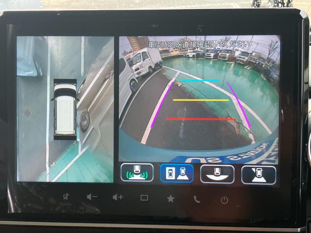 スペーシアギア ギア　マイスタイル　３型　全方位モニター付ナビ　ＬＥＤライト　デュアルカメラブレーキ｜ＬＥＤヘッドランプ｜アダプティブクルーズコントロール｜後席両側ワンアクションパワースライド｜リモート格納式ドアミラー｜シートヒーター｜本革巻きステアリングホイール｜（10枚目）