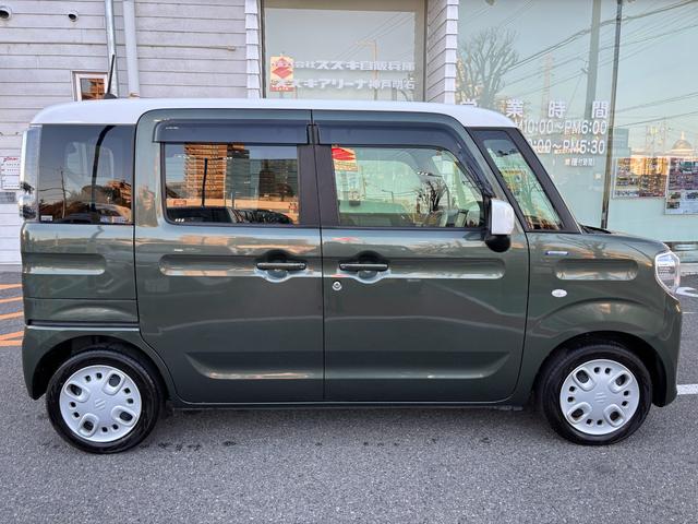 スペーシア ＨＹＢＲＩＤ　Ｘ　２型　衝突被害軽減ブレーキ　パワースライド　デュアルカメラブレーキ｜後席両側ワンアクションパワースライドドア｜リモート格納式ドアミラー｜スリムサーキュレーター｜ロールサンシェード｜全方位モニター用カメラパッケージ｜（10枚目）