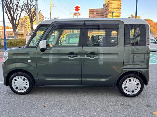 スペーシア ＨＹＢＲＩＤ　Ｘ　２型　衝突被害軽減ブレーキ　パワースライド　デュアルカメラブレーキ｜後席両側ワンアクションパワースライドドア｜リモート格納式ドアミラー｜スリムサーキュレーター｜ロールサンシェード｜全方位モニター用カメラパッケージ｜（11枚目）