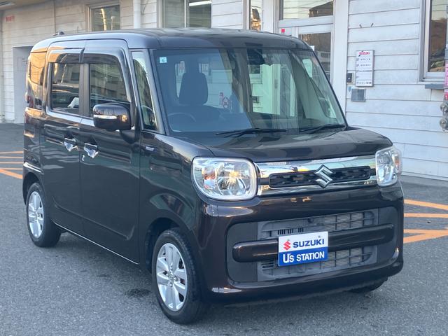 スペーシア ＨＹＢＲＩＤ　Ｘ　ＭＫ５３Ｓ　衝突被害軽減ブレーキ　ＬＥＤ　デュアルセンサーブレーキ｜ヘッドアップディスプレイ｜ＬＥＤヘッドランプ｜後席両側ワンアクションパワースライドドア｜運転席シートヒーター｜リモート格納式ドアミラー｜（6枚目）