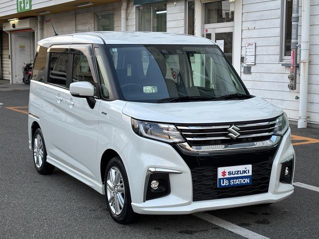 ソリオ ＨＹＢＲＩＤ　ＭＺ　バックカメラ付きナビ　両側電動Ｓドア　デュアルカメラブレーキ｜後退時ブレーキサポート｜アダプティブクルーズコントロール｜フルオートエアコン｜シートヒーター｜ヘッドアップディスプレイ｜スリムサーキュレーター｜（5枚目）