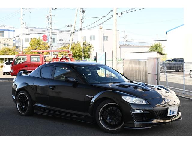 ＲＸ－８ タイプＳ　タイプＲＳエアロ　レボリューションカーボンボンネット　ＡＤＶＡＮホイール　車高調　Ｏｄｕｌａマフラー　エキマニ　Ｒｍａｇｉｃシフトノブ（5枚目）