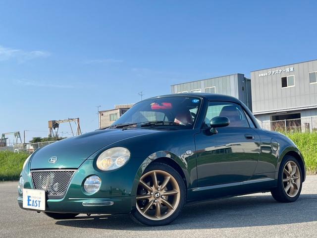 コペン アクティブトップ　ＥＴＣ　社外ナビ　パナスポーツレーシングアルミホイール　純正オプションマフラーヒートガード　ＢＬＵＥＴＯＯＴＨ　赤革シート　純正ＭＯＭＯステリング　キーレスエントリー　フルセグ（9枚目）