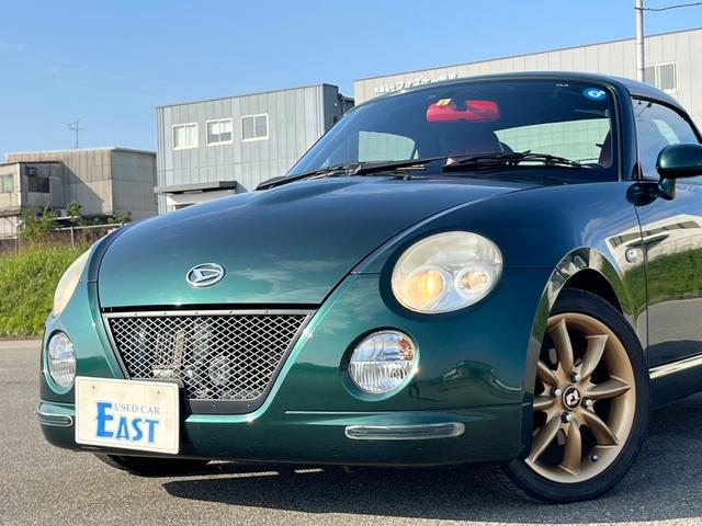 コペン アクティブトップ　ＥＴＣ　社外ナビ　パナスポーツレーシングアルミホイール　純正オプションマフラーヒートガード　ＢＬＵＥＴＯＯＴＨ　赤革シート　純正ＭＯＭＯステリング　キーレスエントリー　フルセグ（11枚目）