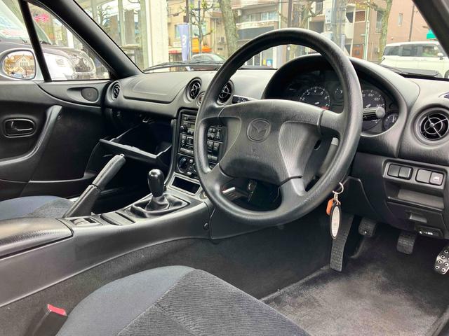 ロードスター スペシャルパッケージ　オープンカー　ドライブレコーダー　ＭＴ　アルミホイール　ＣＤ　カセット　エアコン　パワーステアリング　パワーウィンドウ（43枚目）