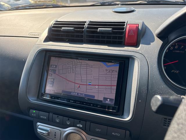 フィット 1.5S 5Fミッション ローダウンサス Spoonマフラー ナビ バックカメラ デジタルミラー ETC(21枚目)