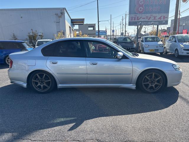 レガシィＢ４ ２．０Ｒ　５Ｆミッション　アプライドモデルＢ型　ＢＬＩＴＺ車高調　ＨＫＳマフラー　ＷＯＲＫＥＭＯＴＩＯＮ１７インチアルミ　ＣＵＳＣＯタワーバー　社外ステアリング＆シフトノブ（5枚目）