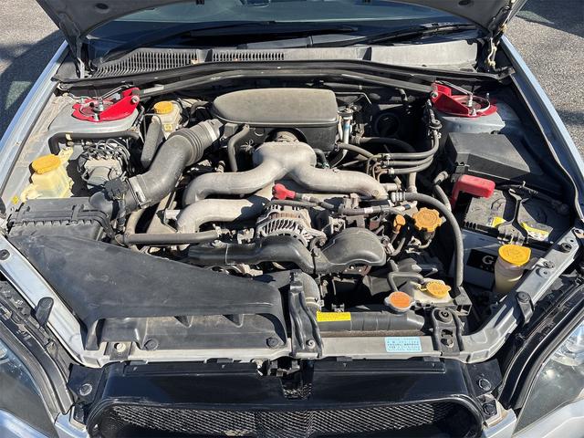 レガシィＢ４ ２．０Ｒ　５Ｆミッション　アプライドモデルＢ型　ＢＬＩＴＺ車高調　ＨＫＳマフラー　ＷＯＲＫＥＭＯＴＩＯＮ１７インチアルミ　ＣＵＳＣＯタワーバー　社外ステアリング＆シフトノブ（16枚目）