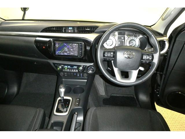 ハイラックス Z アイドリングSTOP プリクラッシュS キーフリーシステム フルセグ地デジ 運転席助手席エアバック バックモニタ パワーウインドウ ETC搭載 ナビ&TV スマートキー&プッシュスタート セキュリティ(15枚目)