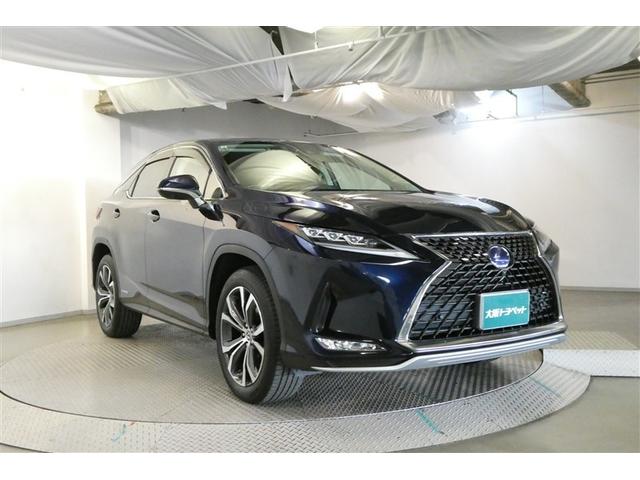 RX RX450h バージョンL プリクラッシュセーフティー リアカメラ ナビTV 地デジ 本革 メモリナビ 横滑り防止装置 盗難防止装置 エアバッグ DVD再生機能 100V 大型サンルーフ ABS LEDライト アルミホイール(3枚目)