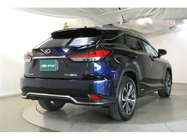 RX RX450h バージョンL プリクラッシュセーフティー リアカメラ ナビTV 地デジ 本革 メモリナビ 横滑り防止装置 盗難防止装置 エアバッグ DVD再生機能 100V 大型サンルーフ ABS LEDライト アルミホイール(8枚目)