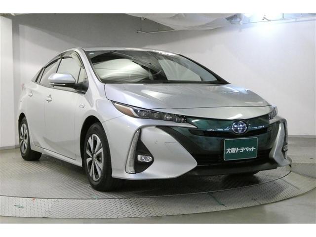 プリウスPHV Sセーフティプラス 横滑り防止装置 クルーズコントロール ナビTV 地デジTV キーフリー スマートキー DVD LEDライト ETC車載器 アルミホイール イモビ AAC ABS メモリーナビ エアバッグ サポカー(3枚目)