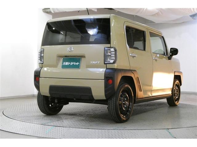 タフト X デュアルエアバッグ AAC キーフリー 横滑り防止機能 フルセグテレビ 運転席エアバック サイドエアバッグ ETC装備 パワーウィンドウ LEDヘッドライト ガラスルーフ スマートキ- パワステ(8枚目)