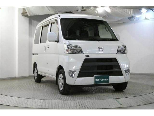 ハイゼットカーゴ クルーズＳＡＩＩＩ　ＶＳＡ　全席パワーウインドウ　ナビＴＶ　フルセグ　ＬＥＤヘッドライト　キーレスキー　パワーステアリング　ＥＴＣ　ＡＢＳ　エアコン　メモリーナビ　アイストップ　助手席エアバック　衝突回避支援ブレーキ（3枚目）