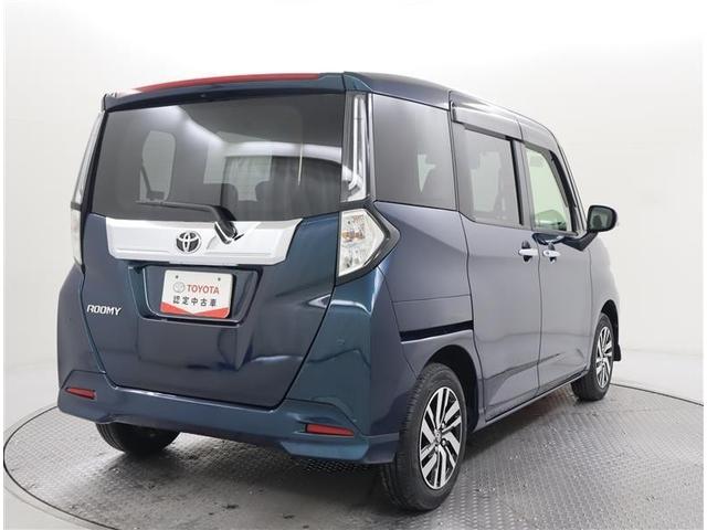 ルーミー カスタムG フルセグ メモリーナビ DVD再生 ミュージックプレイヤー接続可 衝突被害軽減システム ETC 両側電動スライド LEDヘッドランプ ワンオーナー 記録簿 アイドリングストップ(4枚目)