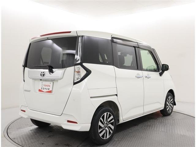 ルーミー カスタムG TOYOTA認定中古車 当社下取り車フルセグ メモリーナビ DVD再生 ミュージックプレイヤー接続可 バックカメラ 衝突被害軽減システム ETC ドラレコ 両側電動スライド LEDヘッドランプ(4枚目)