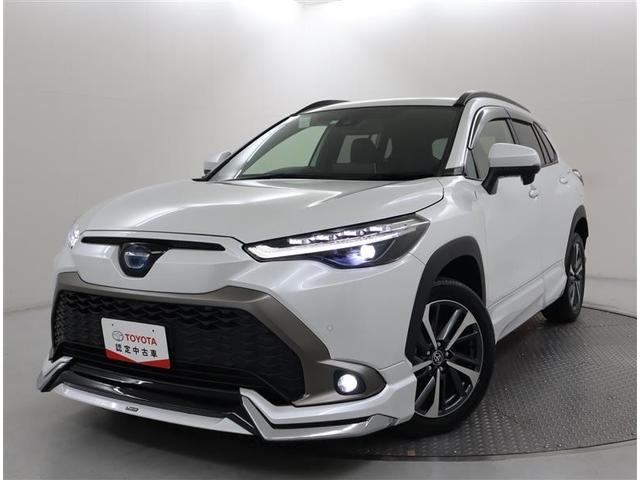 カローラクロス ハイブリッド　Ｚ　フルセグ　メモリーナビ　ミュージックプレイヤー接続可　バックカメラ　衝突被害軽減システム　ＥＴＣ　ＬＥＤヘッドランプ　ワンオーナー　フルエアロ（3枚目）