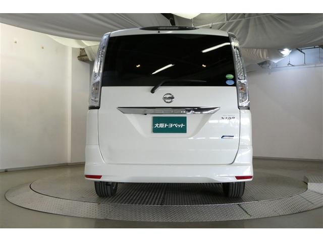 セレナ ハイウェイスター S-ハイブリッド Vセレクション 地デジTV AUX エアロ リアエアコン 横滑防止 助手席エアバッグ DVD再生 Bカメ オートクルーズ 三列シート フルフラットシート オートエアコン キーレス パワーステアリング ABS アルミ(7枚目)