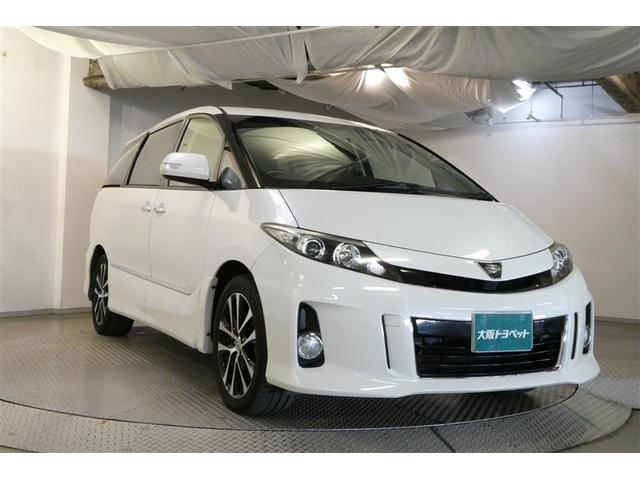 エスティマ アエラス プレミアムエディション DVD視聴可能 メモリナビ イモビ キーレス AAC ミュージックプレイヤー接続可 ナビ&TV アルミ ABS 地デジ Wエアバック ウォークスルー スマートキー Bカメラ クルコン ETC パワステ(3枚目)