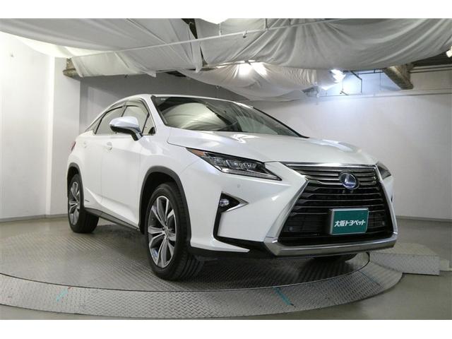 ＲＸ ＲＸ４５０ｈ　バージョンＬ　プリクラッシュセーフティー　リアカメラ　ナビＴＶ　地デジ　本革　メモリナビ　横滑り防止装置　盗難防止装置　エアバッグ　ＤＶＤ再生機能　１００Ｖ　大型サンルーフ　ＡＢＳ　ＬＥＤライト　アルミホイール（3枚目）
