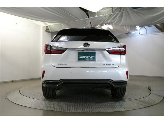 ＲＸ ＲＸ４５０ｈ　バージョンＬ　プリクラッシュセーフティー　リアカメラ　ナビＴＶ　地デジ　本革　メモリナビ　横滑り防止装置　盗難防止装置　エアバッグ　ＤＶＤ再生機能　１００Ｖ　大型サンルーフ　ＡＢＳ　ＬＥＤライト　アルミホイール（7枚目）