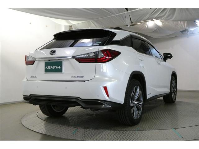 ＲＸ ＲＸ４５０ｈ　バージョンＬ　プリクラッシュセーフティー　リアカメラ　ナビＴＶ　地デジ　本革　メモリナビ　横滑り防止装置　盗難防止装置　エアバッグ　ＤＶＤ再生機能　１００Ｖ　大型サンルーフ　ＡＢＳ　ＬＥＤライト　アルミホイール（8枚目）