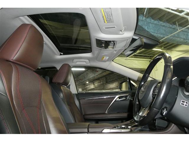 ＲＸ ＲＸ４５０ｈ　バージョンＬ　プリクラッシュセーフティー　リアカメラ　ナビＴＶ　地デジ　本革　メモリナビ　横滑り防止装置　盗難防止装置　エアバッグ　ＤＶＤ再生機能　１００Ｖ　大型サンルーフ　ＡＢＳ　ＬＥＤライト　アルミホイール（10枚目）