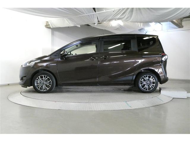 シエンタ ハイブリッドＧ　ブレーキサポート　ＬＥＤライト　Ｂカメラ　キーフリー　スマキー　横滑り防止システム　メモリナビ　ナビＴＶ　ウォークスルー　イモビライザー　運転席エアバック　メディアプレイヤー接続　アルミホイール　ＰＷ（4枚目）