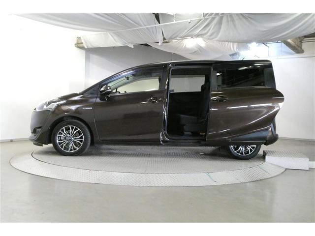 シエンタ ハイブリッドＧ　ブレーキサポート　ＬＥＤライト　Ｂカメラ　キーフリー　スマキー　横滑り防止システム　メモリナビ　ナビＴＶ　ウォークスルー　イモビライザー　運転席エアバック　メディアプレイヤー接続　アルミホイール　ＰＷ（5枚目）