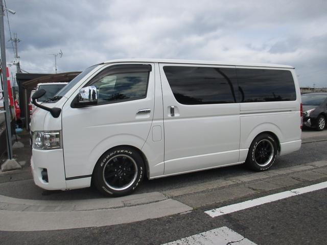 ハイエースバン スーパーGL ダークプライムII Dターボ アルパイン11インチナビフルセグ Bカメラ 両側パワースライドドア 社外17アルミナスカータイヤ シートカバー 純正LEDへッドライト プリクラシュセーフティ(3枚目)