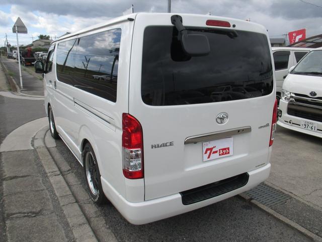 ハイエースバン スーパーGL ダークプライムII Dターボ アルパイン11インチナビフルセグ Bカメラ 両側パワースライドドア 社外17アルミナスカータイヤ シートカバー 純正LEDへッドライト プリクラシュセーフティ(5枚目)