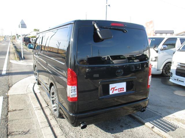 ハイエースバン ロングスーパーGL Dターボ エアロFSR 社外17アルミ アルパインナビフルセグ アルパインFDモニター 社外マフラー シートカバー新品 Bカメラ ローダウン(5枚目)