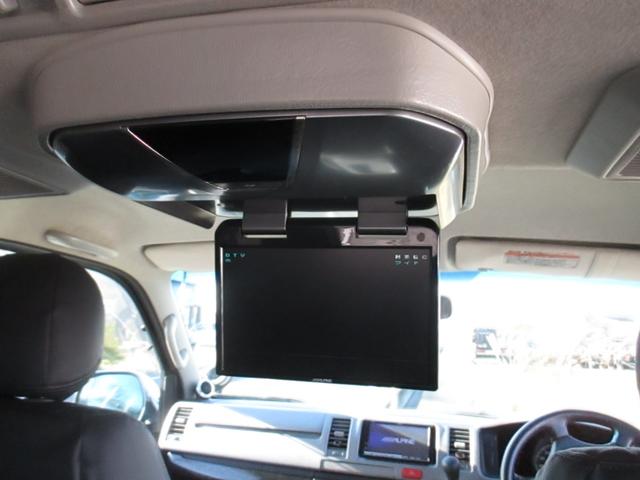 ハイエースバン ロングスーパーGL Dターボ エアロFSR 社外17アルミ アルパインナビフルセグ アルパインFDモニター 社外マフラー シートカバー新品 Bカメラ ローダウン(11枚目)