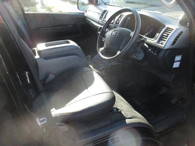 ハイエースバン ロングスーパーGL Dターボ エアロFSR 社外17アルミ アルパインナビフルセグ アルパインFDモニター 社外マフラー シートカバー新品 Bカメラ ローダウン(12枚目)