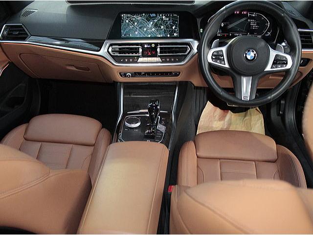 3シリーズ 320i Mスポーツ ハイラインパッケージ 禁煙 コンフォートパッケージ 新品20アルミ 新品フルエアロ ローダウン コニャックレザーシート シートヒーター ウッドパネル(3枚目)