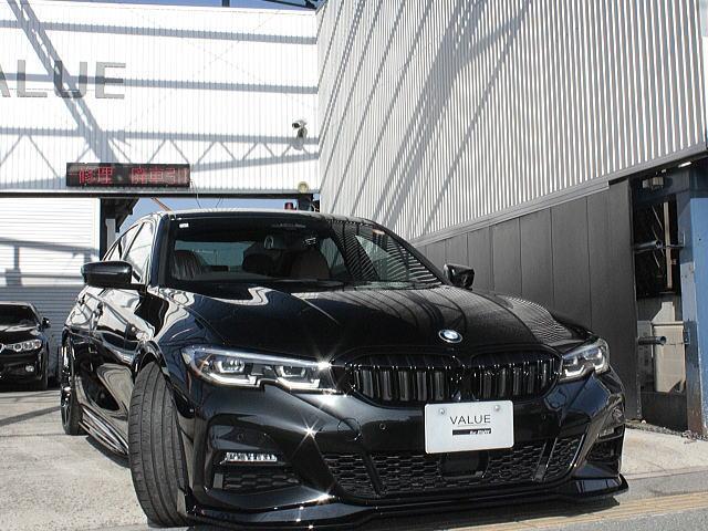 3シリーズ 320i Mスポーツ ハイラインパッケージ 禁煙 コンフォートパッケージ 新品20アルミ 新品フルエアロ ローダウン コニャックレザーシート シートヒーター ウッドパネル(9枚目)