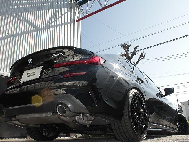 3シリーズ 320i Mスポーツ ハイラインパッケージ 禁煙 コンフォートパッケージ 新品20アルミ 新品フルエアロ ローダウン コニャックレザーシート シートヒーター ウッドパネル(22枚目)