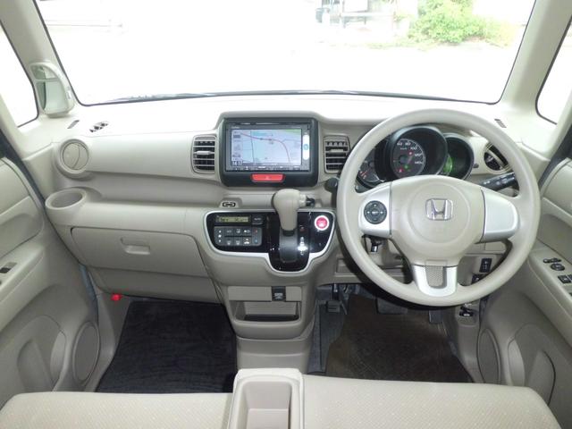 Ｎ－ＢＯＸ Ｇ　禁煙車　　純正ナビ　Ｂカメラ　ＤＴＶ・ＣＤ・ＤＶＤビデオ　Ｂｌｕｅｔｏｏｔｈ　オートＡＣ　両側スライドドア　スマートキー　Ａストップ（4枚目）