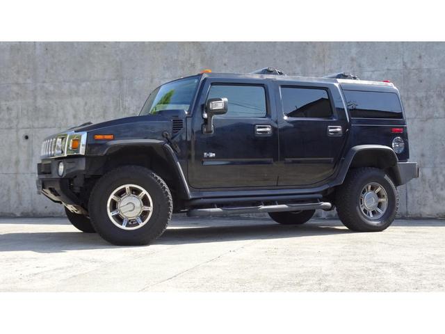 ハマーＨ２ ベースグレード　２００６モデル！三井物産ディーラー車！黒革シート！サンルーフ！社外ナビ！バックカメラ！（33枚目）