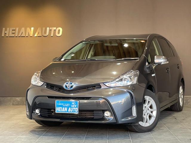 プリウスアルファ Ｓ　禁煙車　ＬＥＤヘッドライト　後席モニター　純正ナビ　バックカメラ　ＥＴＣ　フォグライト　オートライト　スマートキー　電格ミラー　Ｂｌｕｅｔｏｏｔｈ　フルセグＴＶ　ＤＶＤ　ＣＤ（2枚目）