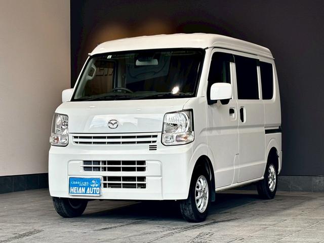 スクラム ＰＣスペシャル　禁煙車　社外ナビ　バックカメラ　ＥＴＣ　キーレス　社外ＬＥＤヘッドライト　社外アルミホイール　電格ミラー　フルセグＴＶ　Ｂｌｕｅｔｏｏｔｈ　ＤＶＤ　ＣＤ　マット　バイザー　スペアキー（9枚目）