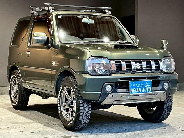 ジムニー ランドベンチャー　禁煙車　ヒッチメンバー　社外ナビ　ルーフキャリアベース　ＴＯＹＯタイヤ　オープンカントリー　バックカメラ　ドラレコ　ＥＴＣ　Ｂｌｕｅｔｏｏｔｈ　ＤＶＤ　ＣＤ　ＴＶ　シートヒーター　キーレス　スペアキー（10枚目）