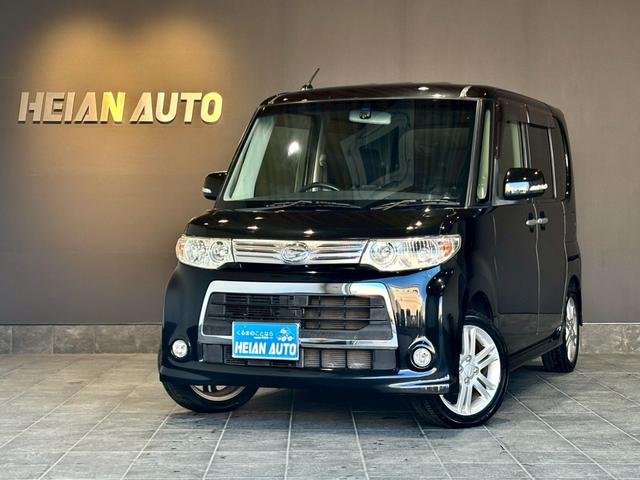 タント カスタムＸ　禁煙車　片側電動スライドドア　ナビ　ドラレコ　スマートキー　電格ミラー　ＤＶＤ　ＣＤ　純正アルミホイール　マット　バイザー（7枚目）
