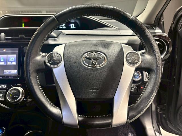 アクア Gブラックソフトレザーセレクション 禁煙車 純正8インチナビ バックカメラ ETC クルーズコントロール オートハイビーム LED 電格ミラー シートヒーター フルセグTV CD DVD Bluetooth(34枚目)